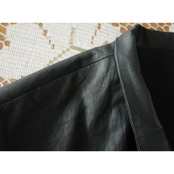 Vtg Jil Sander Washed Black Cotton Zip Jacket 12 - Picture 3 of 6